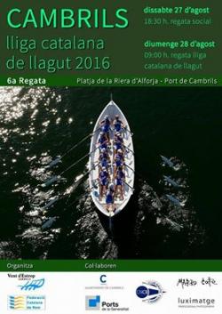 6a regata de la #LligaCatLlagut2016 diumenge, 28/8 a Cambrils